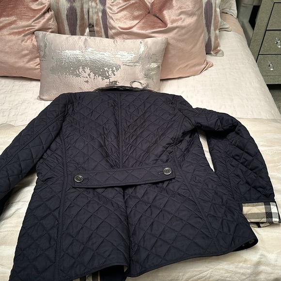 Burberry Brit Coat-Navy - Picture 2 of 7